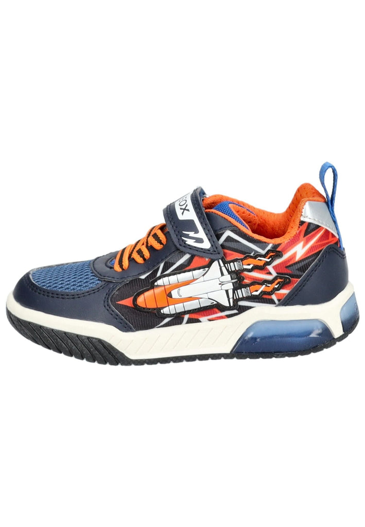 Sneaker Geox Sneaker Lederimitat/Textil Navy/Orange
