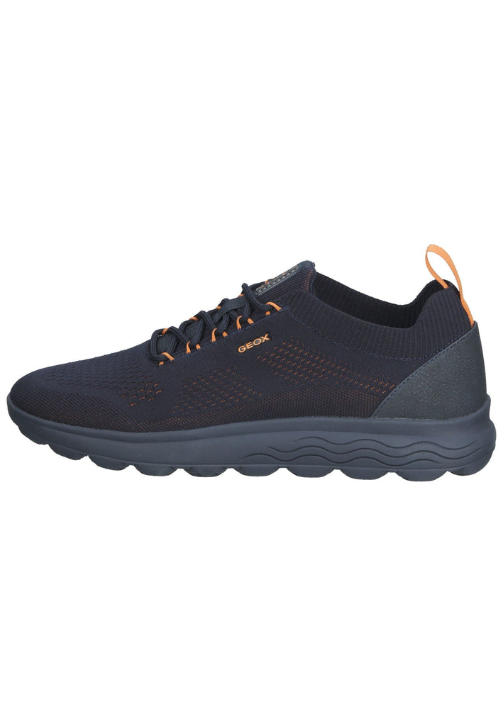 Sneaker Geox Sneaker Lederimitat/Textil Navy/Orange