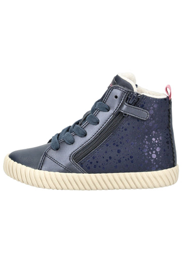 Sneaker Geox Sneaker Lederimitat/Textil Navy Warmfutter