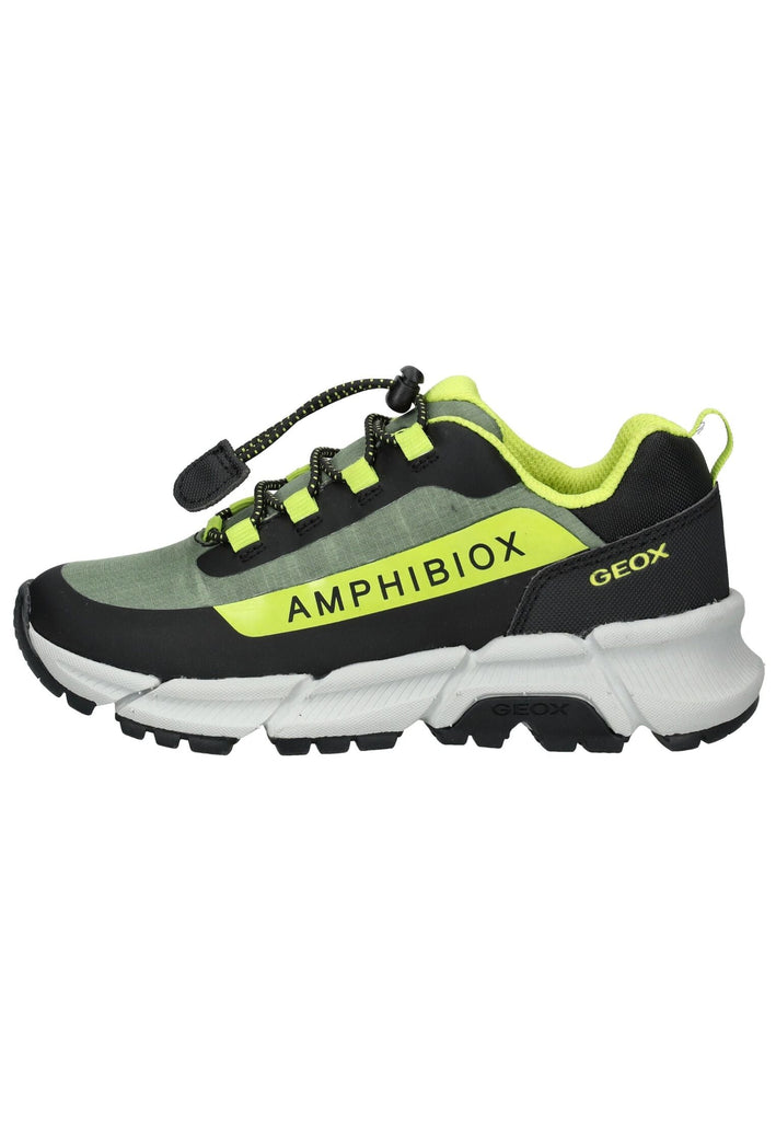 Sneaker Geox Sneaker Lederimitat/Textil Olive