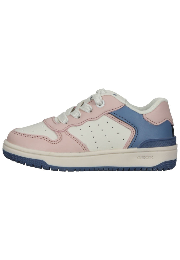 Sneaker Geox Sneaker Lederimitat/Textil Rosa/Hellblau