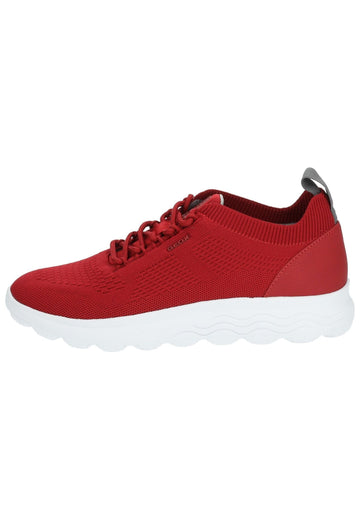 Sneaker Geox Sneaker Lederimitat/Textil Rot