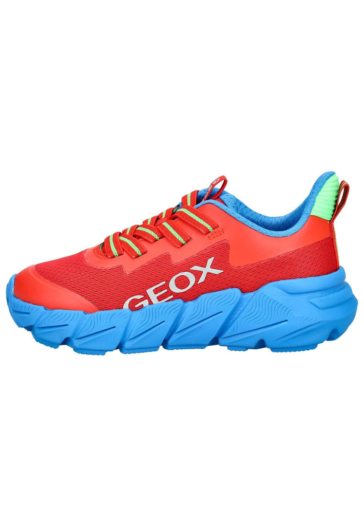 Sneaker Geox Sneaker Lederimitat/Textil Rot/Blau