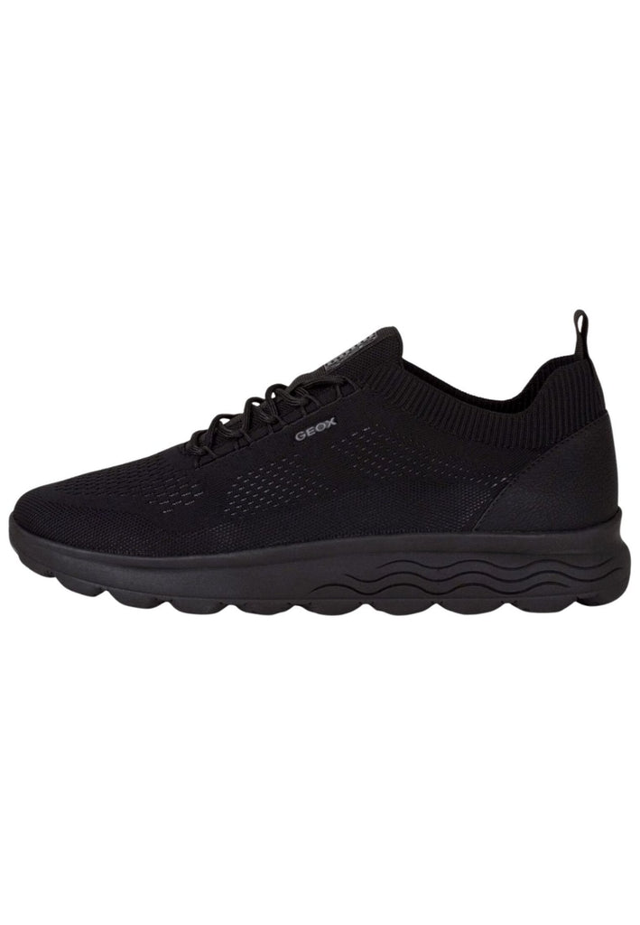 Sneaker Geox Sneaker Lederimitat/Textil Schwarz