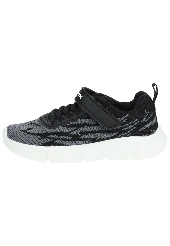 Sneaker Geox Sneaker Lederimitat/Textil Schwarz
