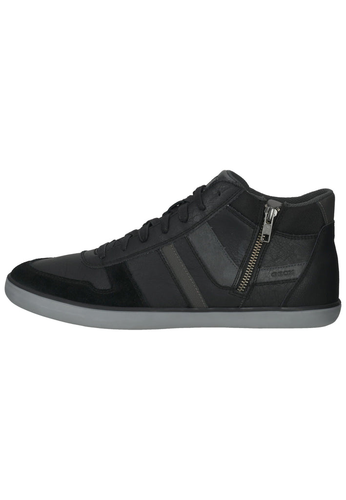 Sneaker Geox Sneaker Lederimitat/Textil Schwarz