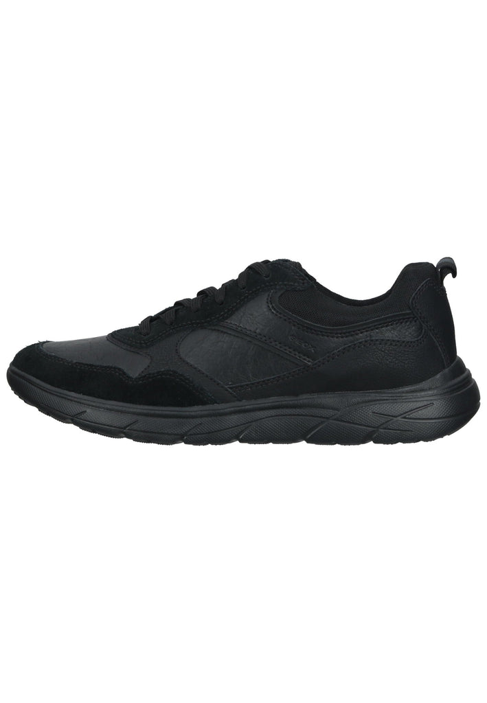 Sneaker Geox Sneaker Lederimitat/Textil Schwarz