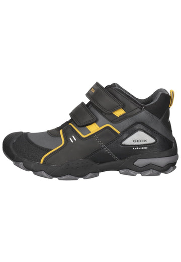 Sneaker Geox Sneaker Synthetik/Textil Schwarz/Gelb