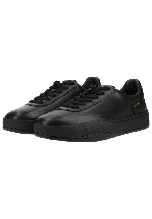 Geox Sneaker Glattleder Schwarz