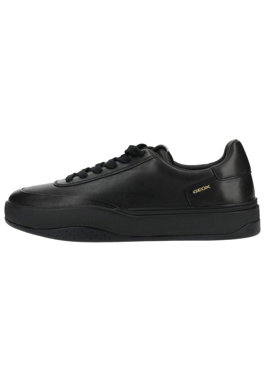 Geox Sneaker Glattleder Schwarz