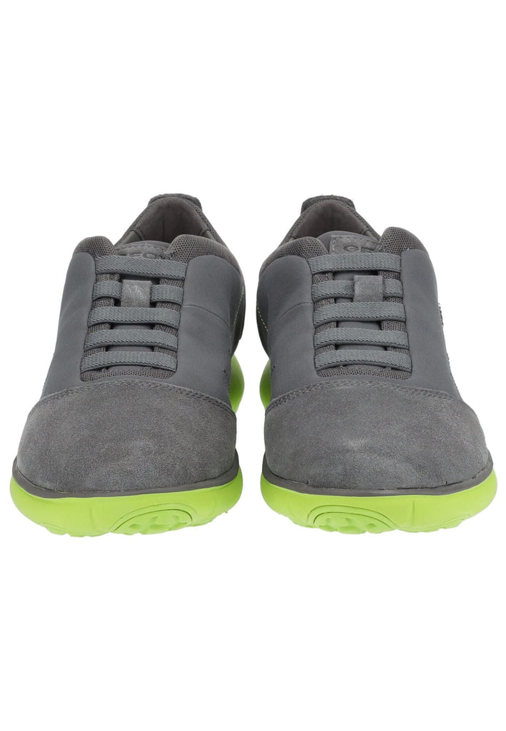 Geox Sneaker Leder/Mesh Grau/Grün