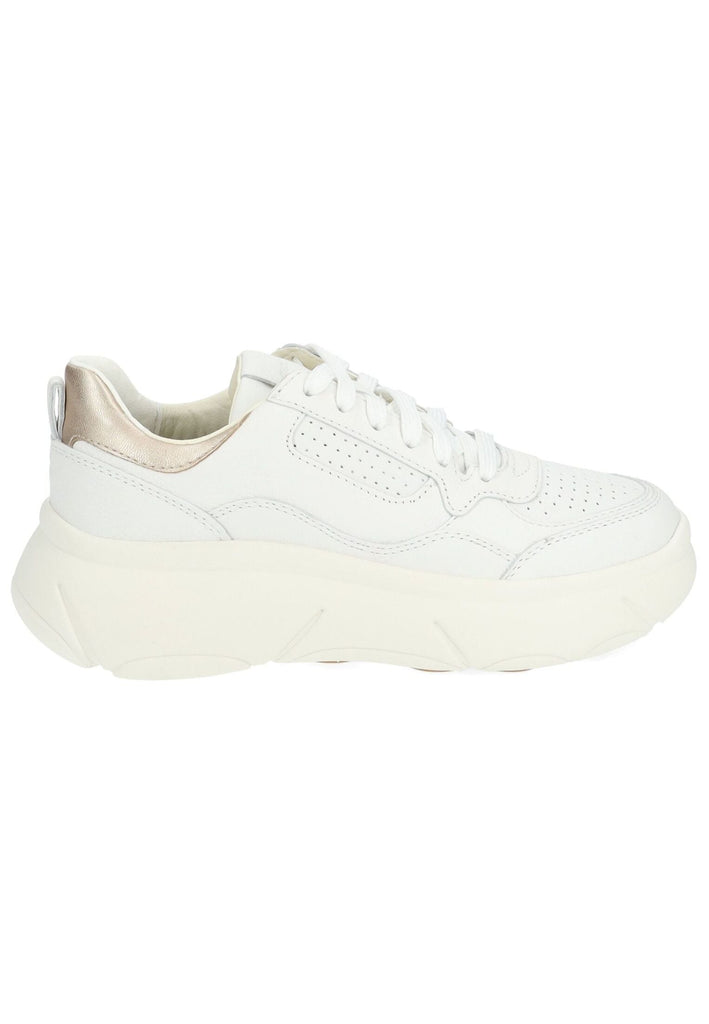 Geox Sneaker Leder/Mesh Weiß