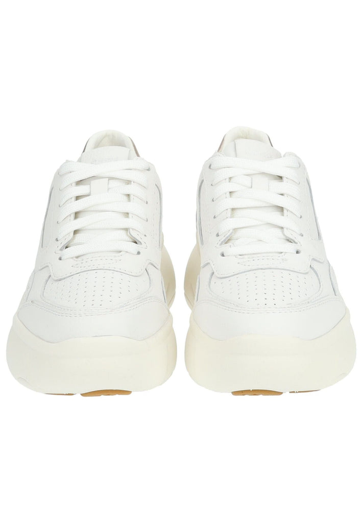 Geox Sneaker Leder/Mesh Weiß