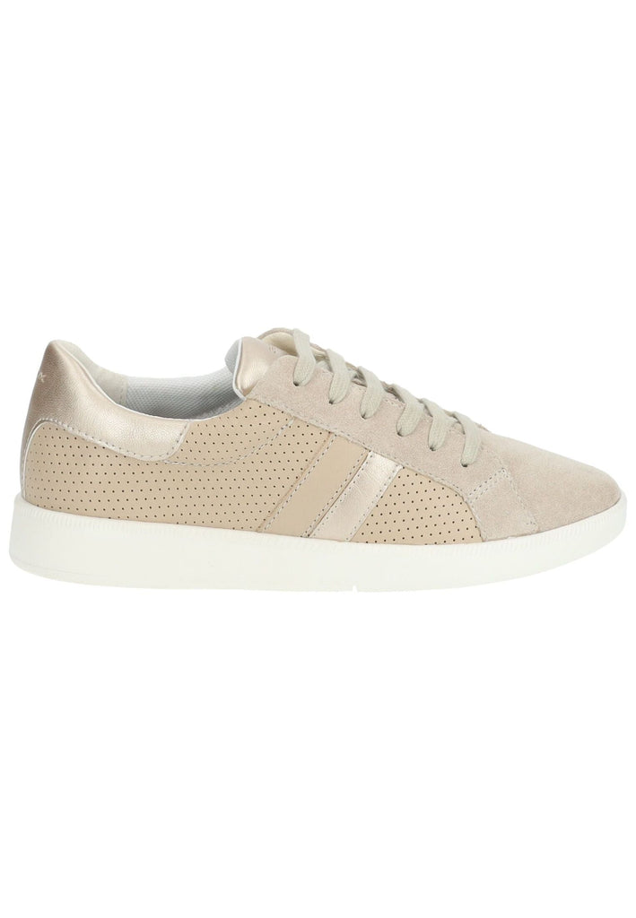 Geox Sneaker Leder/Synthetik Taupe