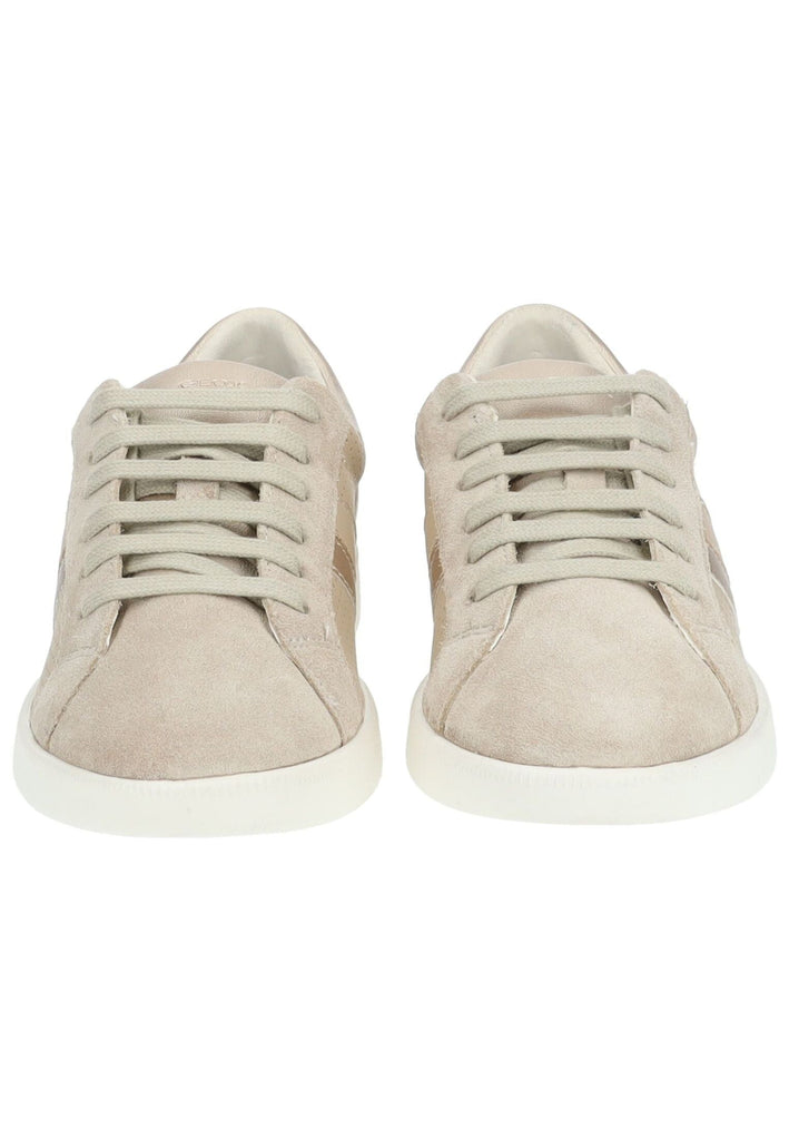 Geox Sneaker Leder/Synthetik Taupe