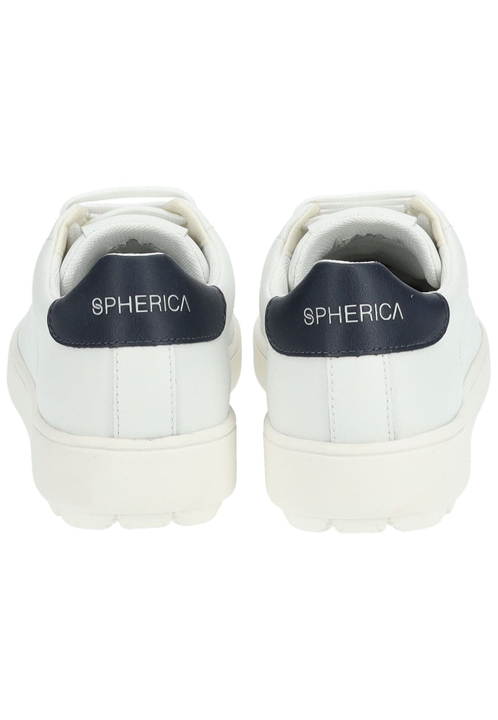 Geox Sneaker Leder/Synthetik Weiß/Navy