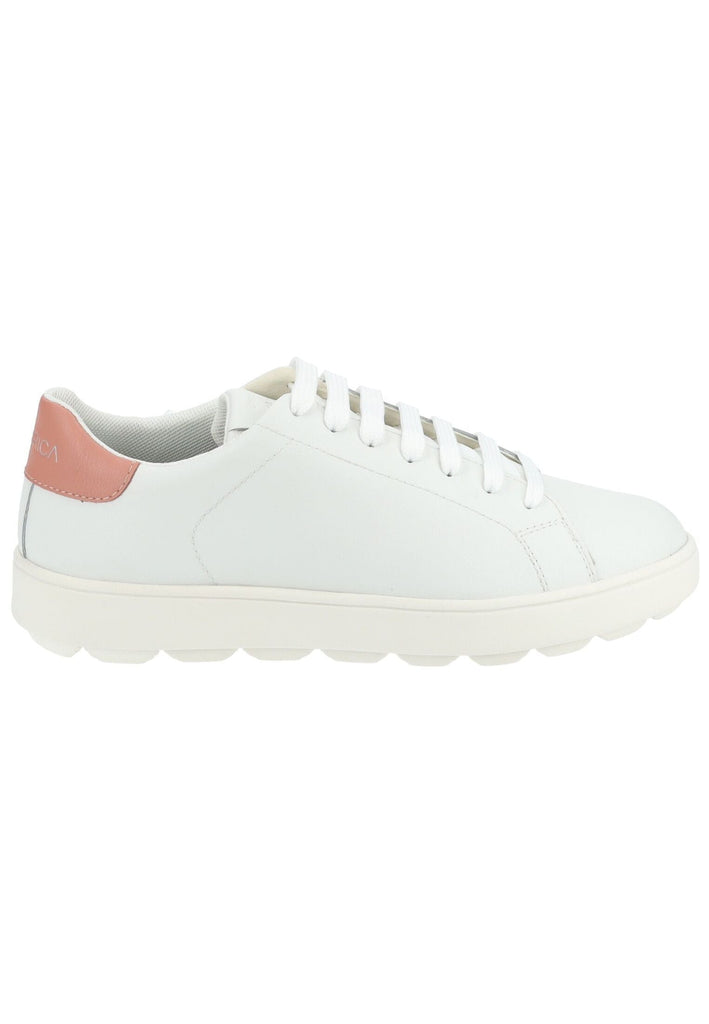 Geox Sneaker Leder/Synthetik Weiß/Rosa