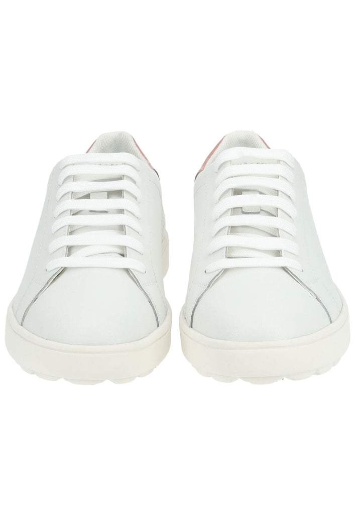 Geox Sneaker Leder/Synthetik Weiß/Rosa