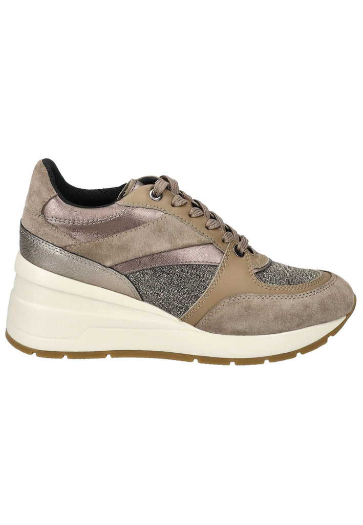 Geox Sneaker Leder Taupe