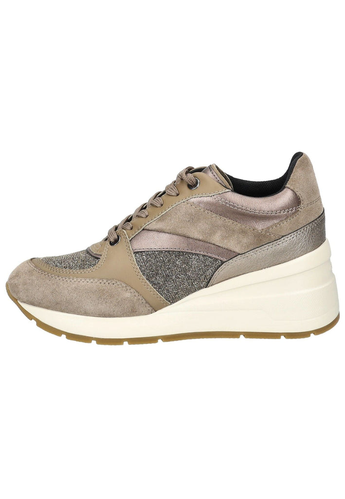 Geox Sneaker Leder Taupe
