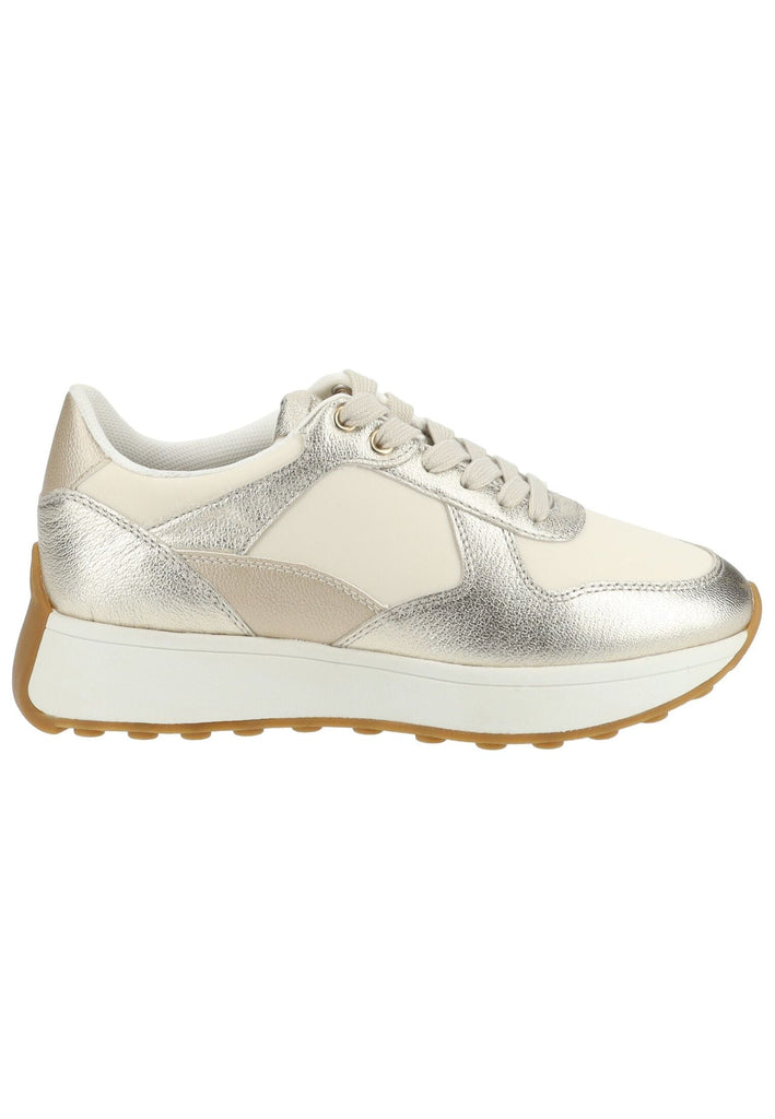 Geox Sneaker Leder/Textil Gold/Beige