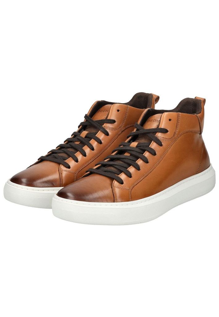 Geox Sneaker Leder/Textil Hellbraun