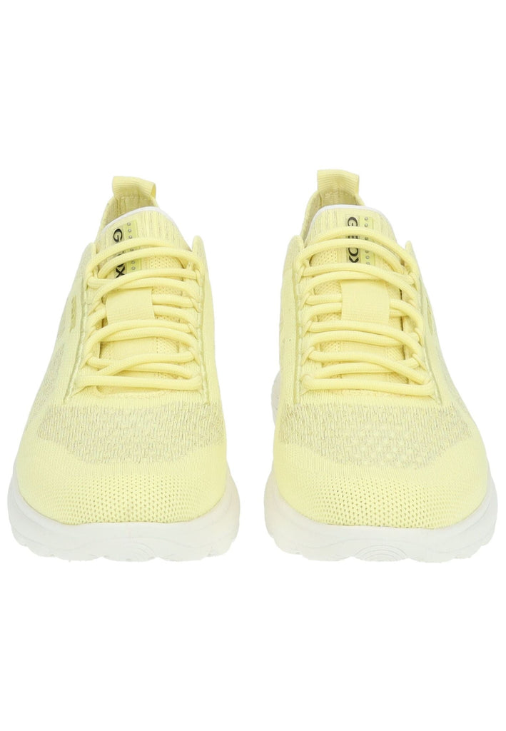 Geox Sneaker Leder/Textil Hellgelb