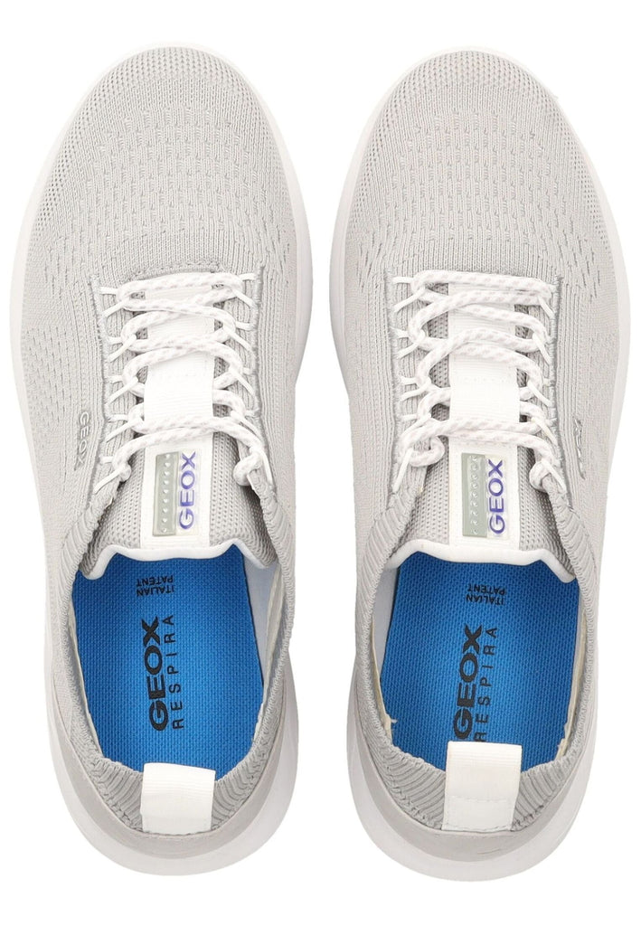 Geox Sneaker Leder/Textil Hellgrau
