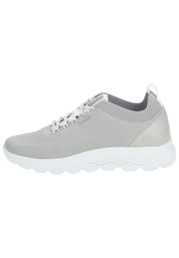 Geox Sneaker Leder/Textil Hellgrau