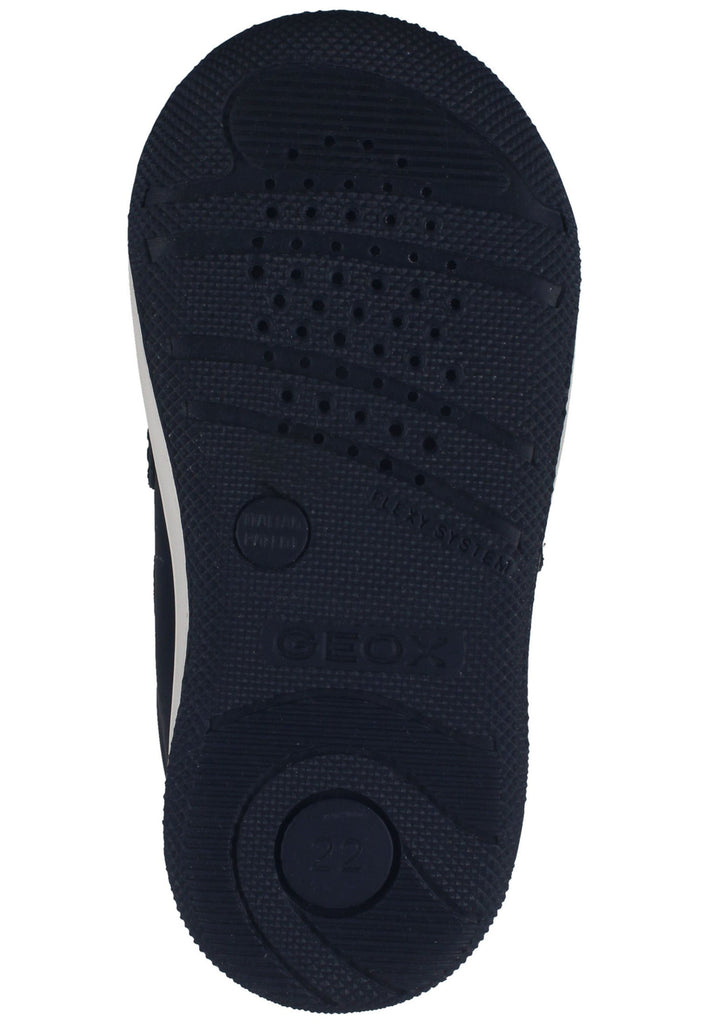 Geox Sneaker Leder/Textil Navy/Weiß