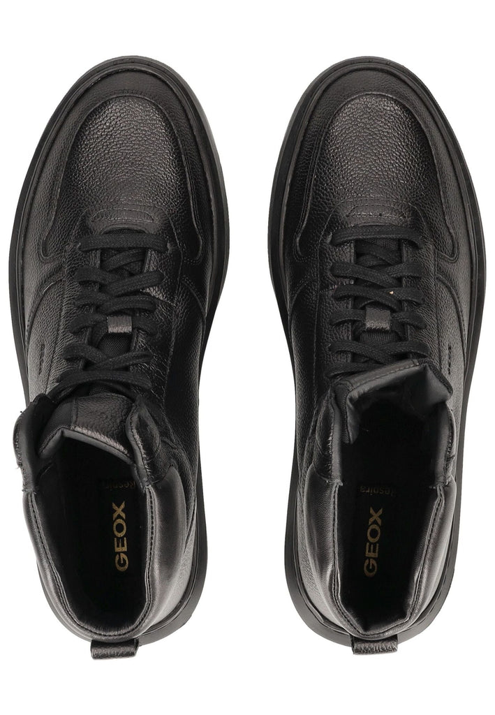 Geox Sneaker Leder/Textil Schwarz