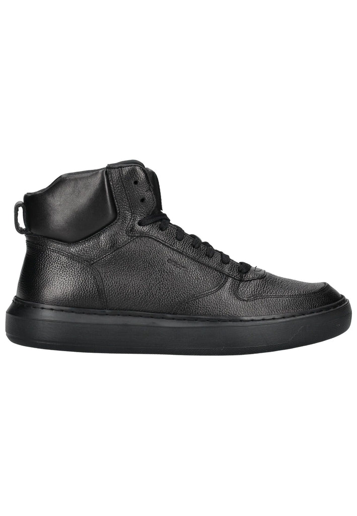Geox Sneaker Leder/Textil Schwarz