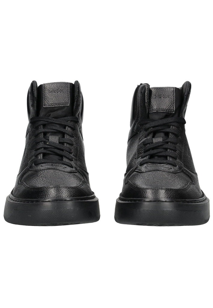 Geox Sneaker Leder/Textil Schwarz