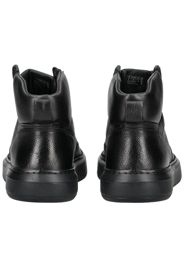 Geox Sneaker Leder/Textil Schwarz