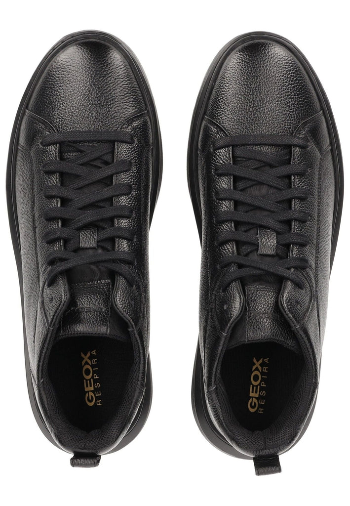 Geox Sneaker Leder/Textil Schwarz