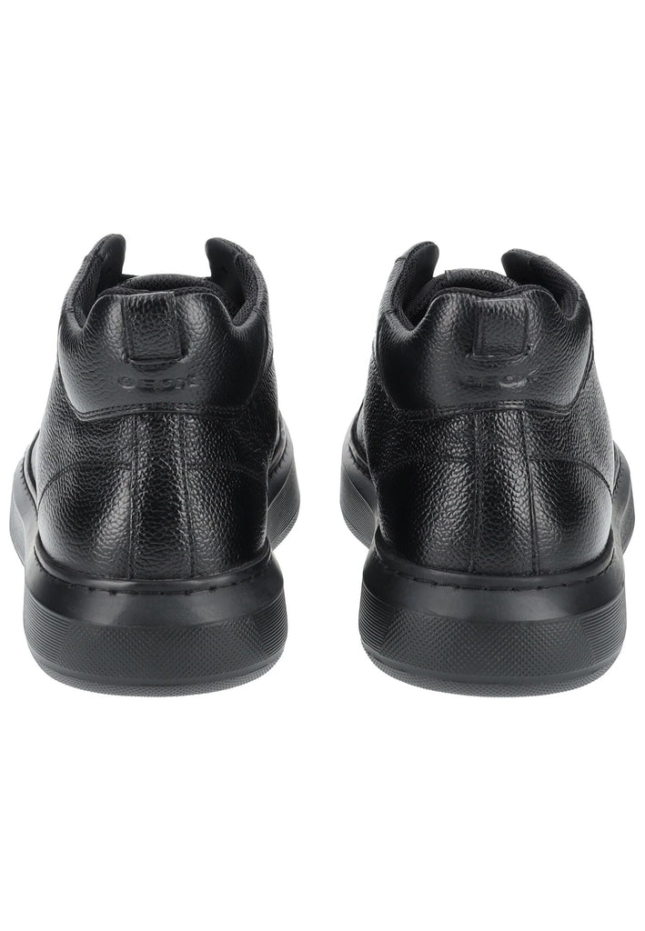 Geox Sneaker Leder/Textil Schwarz