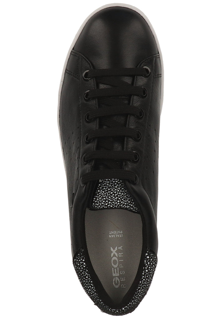 Geox Sneaker Leder/Textil Schwarz