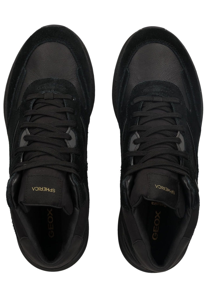 Geox Sneaker Leder/Textil Schwarz