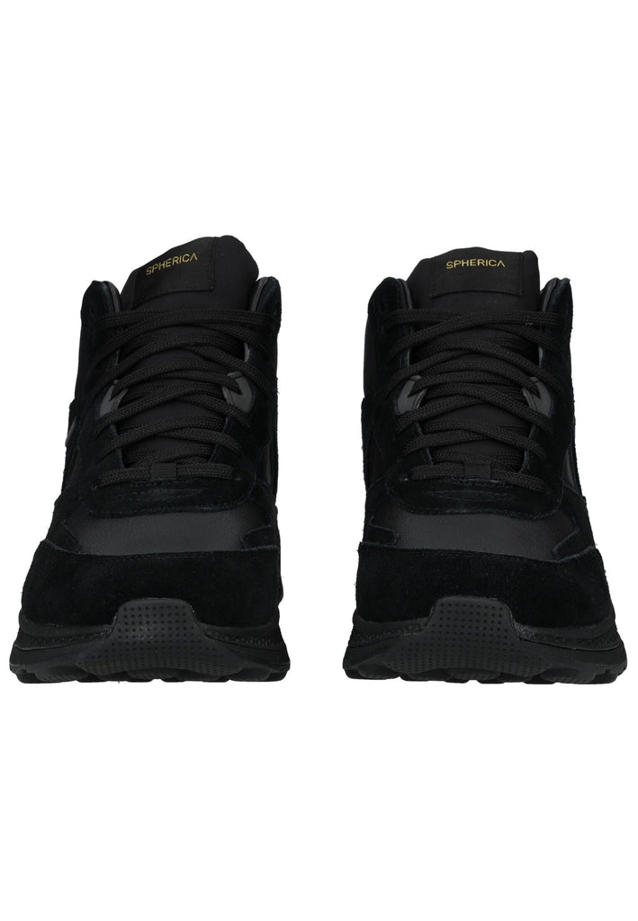 Geox Sneaker Leder/Textil Schwarz