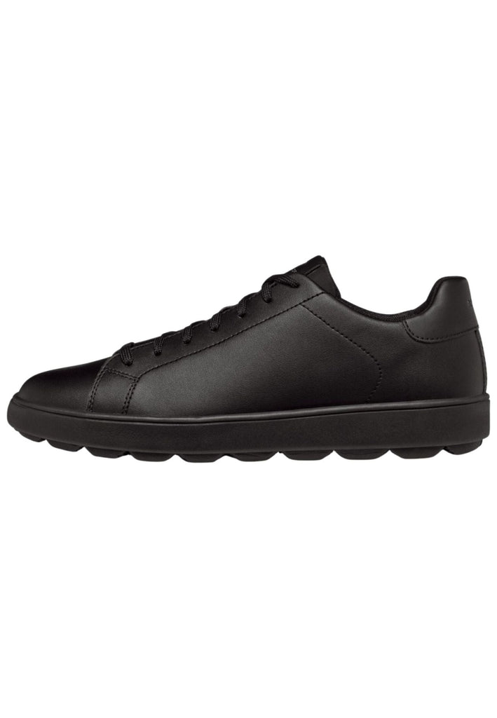 Geox Sneaker Leder/Textil Schwarz/Schwarz