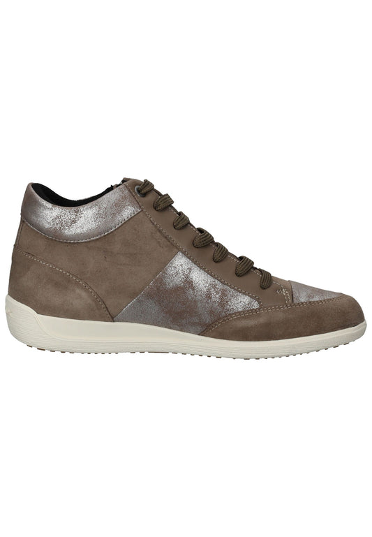 Geox Sneaker Leder/Textil Taupe