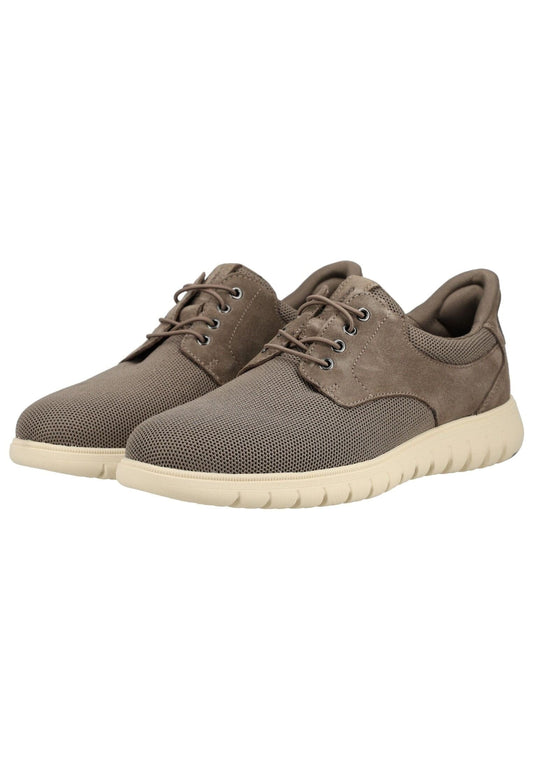 Geox Sneaker Leder/Textil Taupe