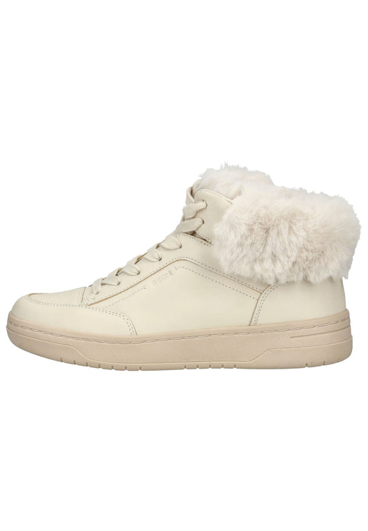 Geox Sneaker Leder/Textil Weiß Warmfutter