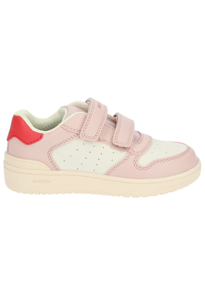 Geox Sneaker Lederimitat/Mesh Beige/Rosa