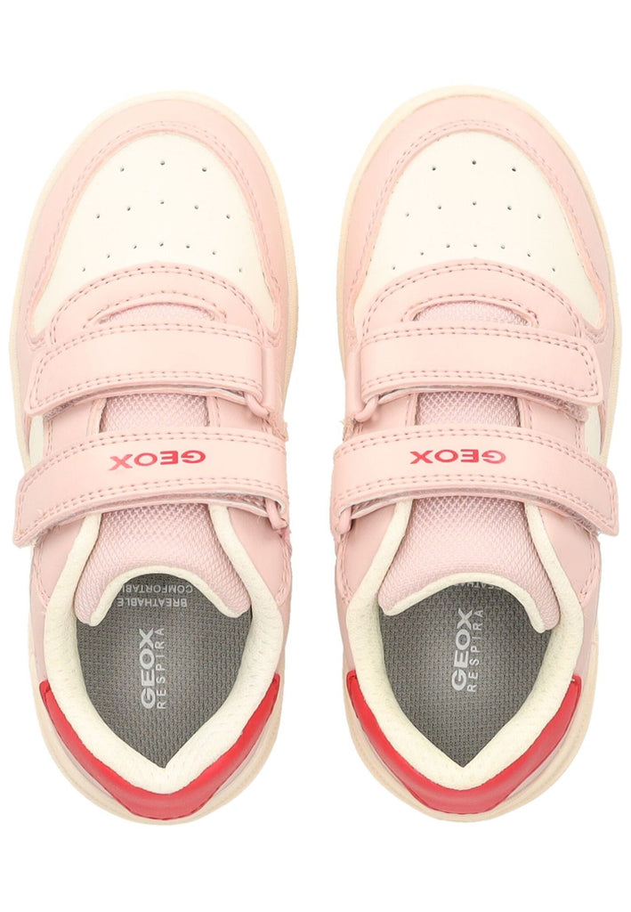 Geox Sneaker Lederimitat/Mesh Beige/Rosa