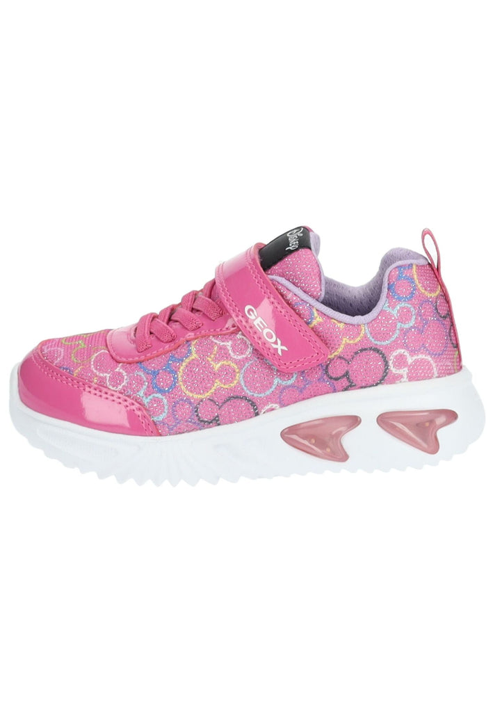 Geox Sneaker Lederimitat/Mesh Fuchsia