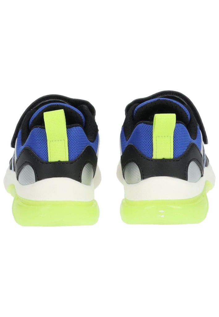 Geox Sneaker Lederimitat/Mesh Grau/Blau