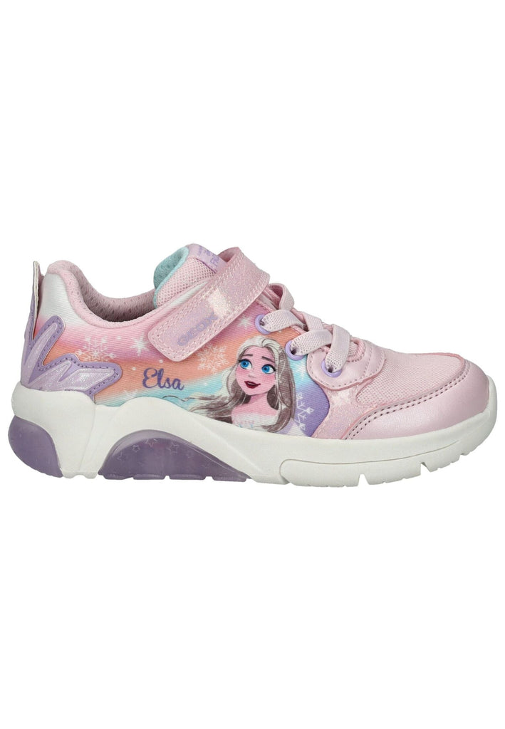 Geox Sneaker Lederimitat/Mesh Pink/Violett