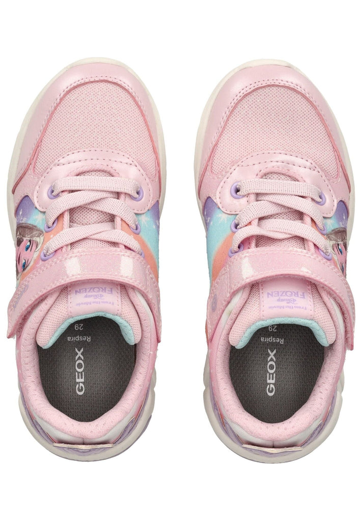 Geox Sneaker Lederimitat/Mesh Pink/Violett