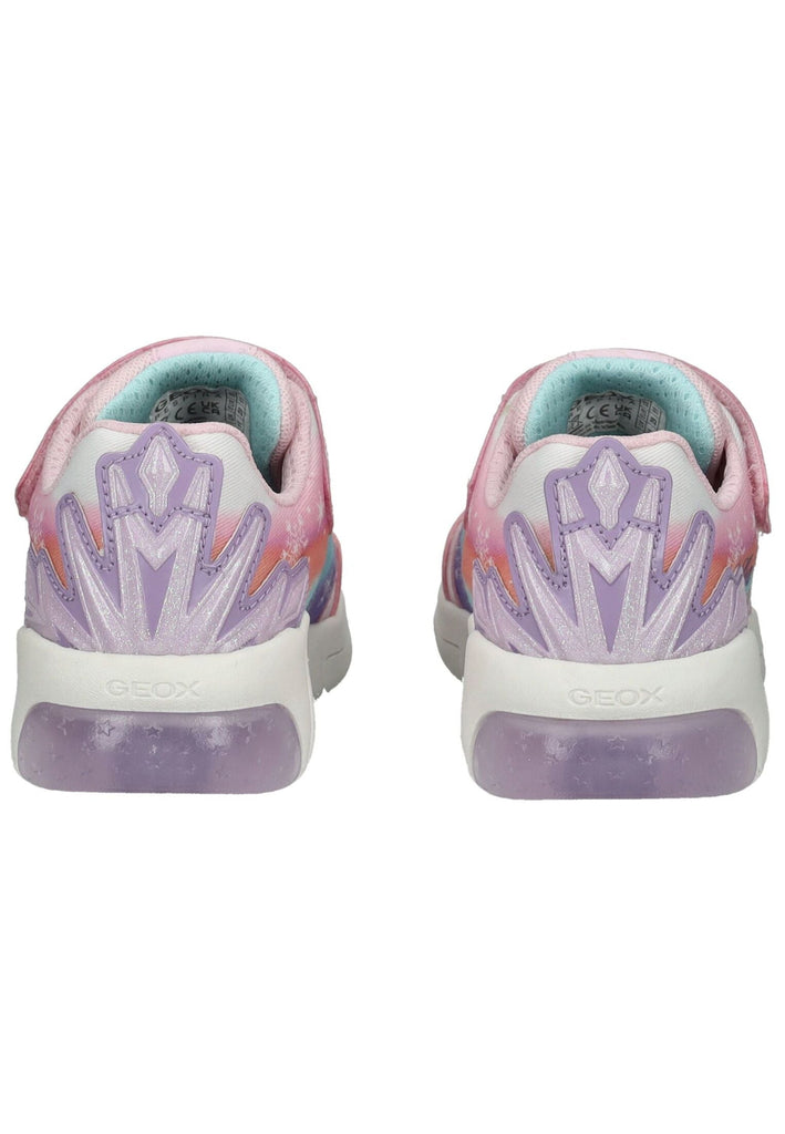 Geox Sneaker Lederimitat/Mesh Pink/Violett